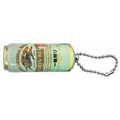 Tall Beverage Can Projection Key Chain - Black & White Projection Image